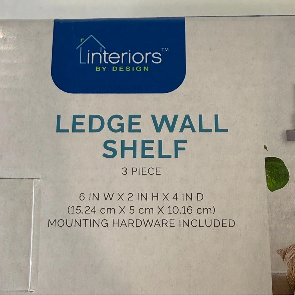 🆕 3-Piece Ledge Wall Shelf Set | Modern Display Shelves | Hardware Included